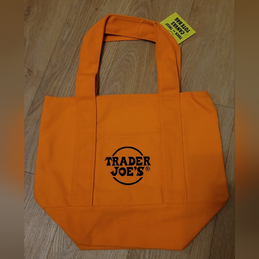 Trader Joe's Orange Tote Bag